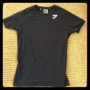 Men’s Black Gymshark Large Vital Seamless T-shirt